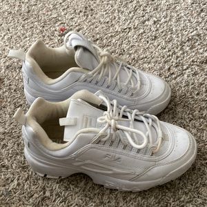 White FILA  sneakers